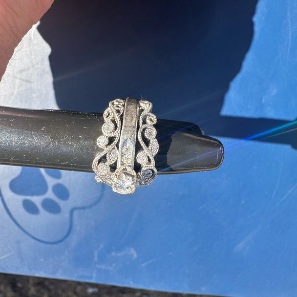 Wedding ring and double band - Picture 5 of 12